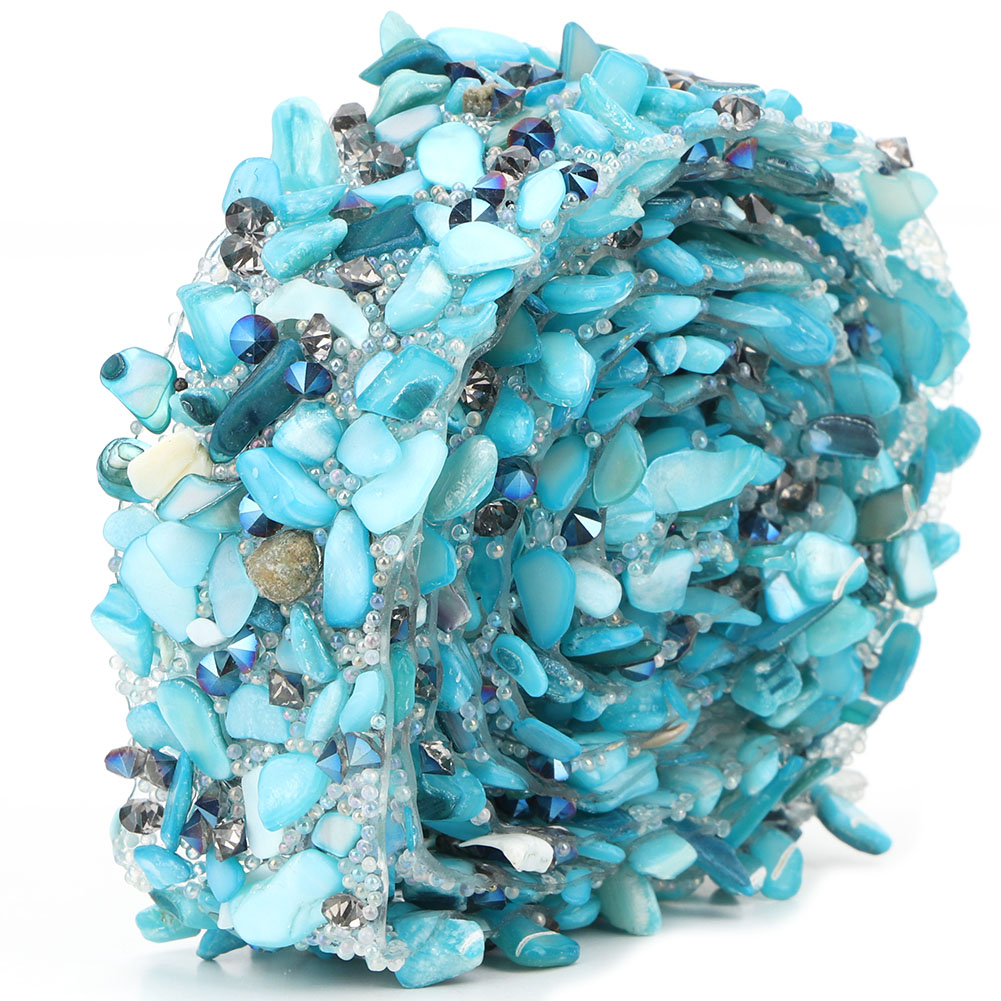1m DIY Shiny Colorful Stone Trim Ribbon Decoration Accessory Crafts Sewing KRI✈️