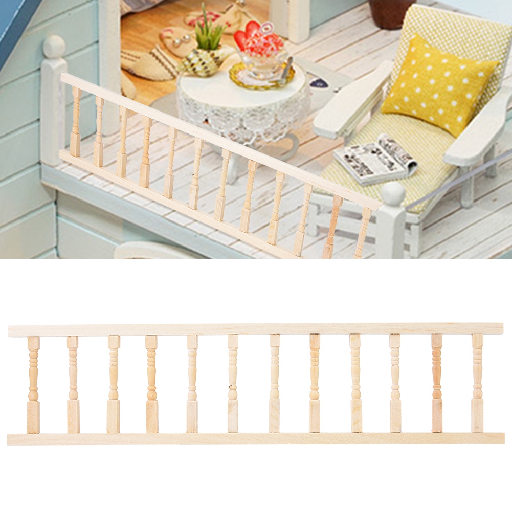 Mini Simulation Wooden Handrail Furniture For 1:12 Doll House Accessory KRI✈️