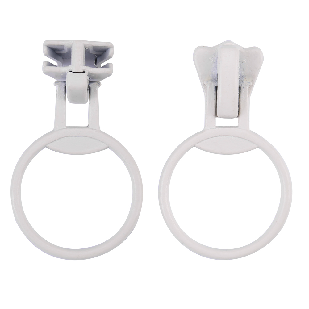 20pcs Metal Alloy Zipper Sliders Size 5 Circle Ring Fastener Repair Repla KRI✈️