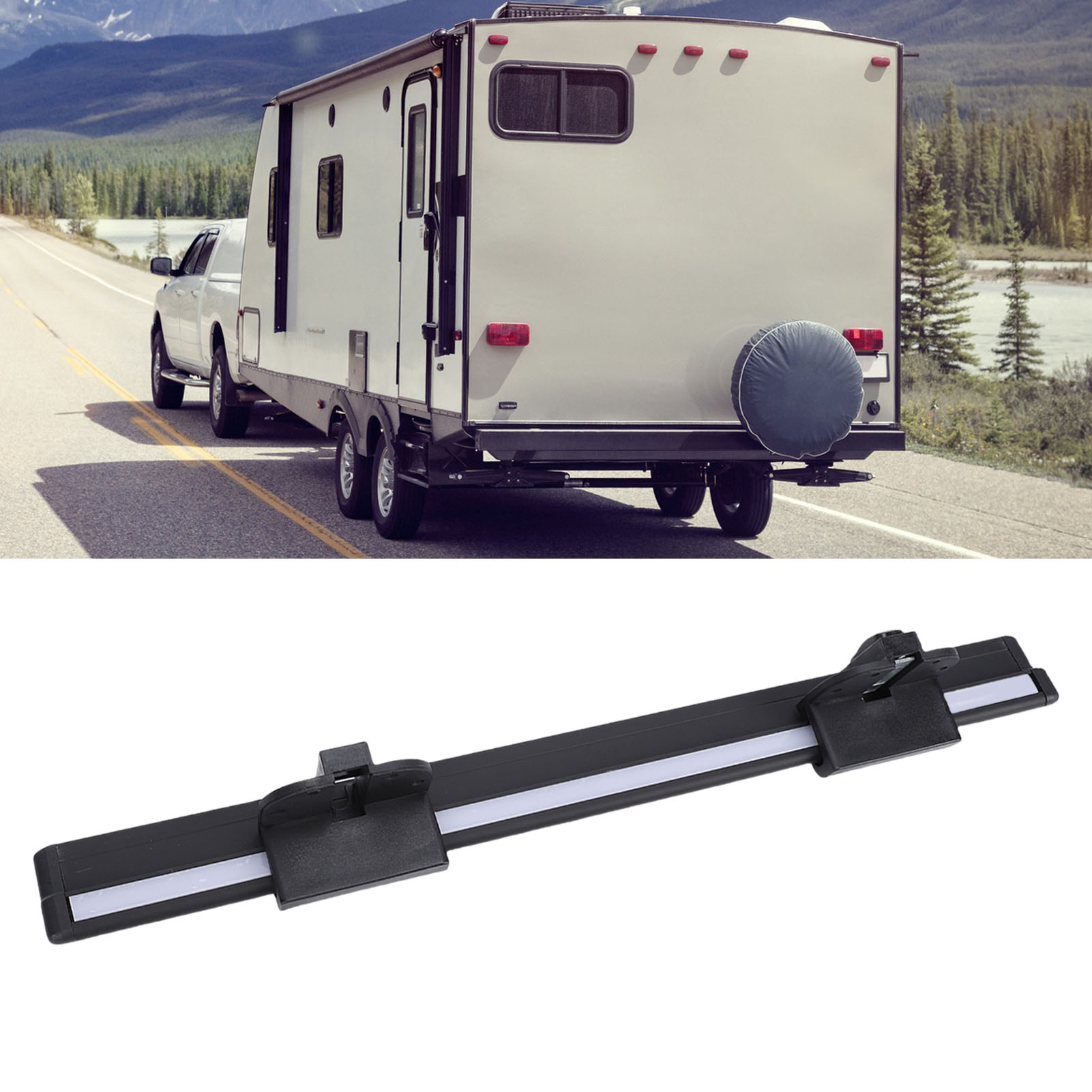 20in RV Table Rail Aluminum Alloy Anodized Strong Support Table Guide Rail Fo UK