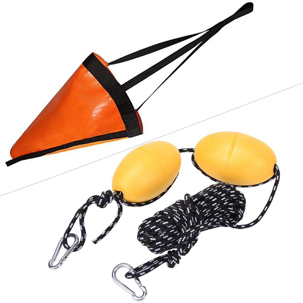 Kayak Boat Leash Rope With Buoy Floating Ball Stainless Steel Hook For Fis KRI✈️