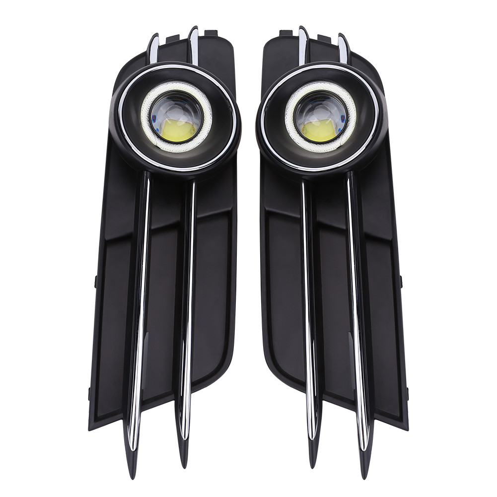 Car Front Bumper Foglight Grille Fog Light Lamp Set For A6 C7 2011‑2015 KRI✈️