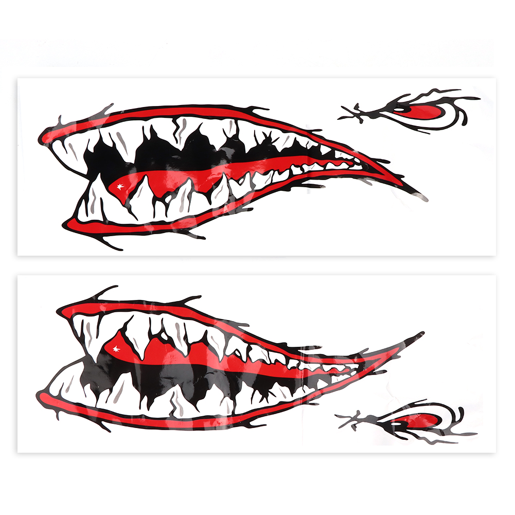 Outdoor PVC Sticker Set Stylish Decorate Accessory For Car Canoe Kayak KRI✈️