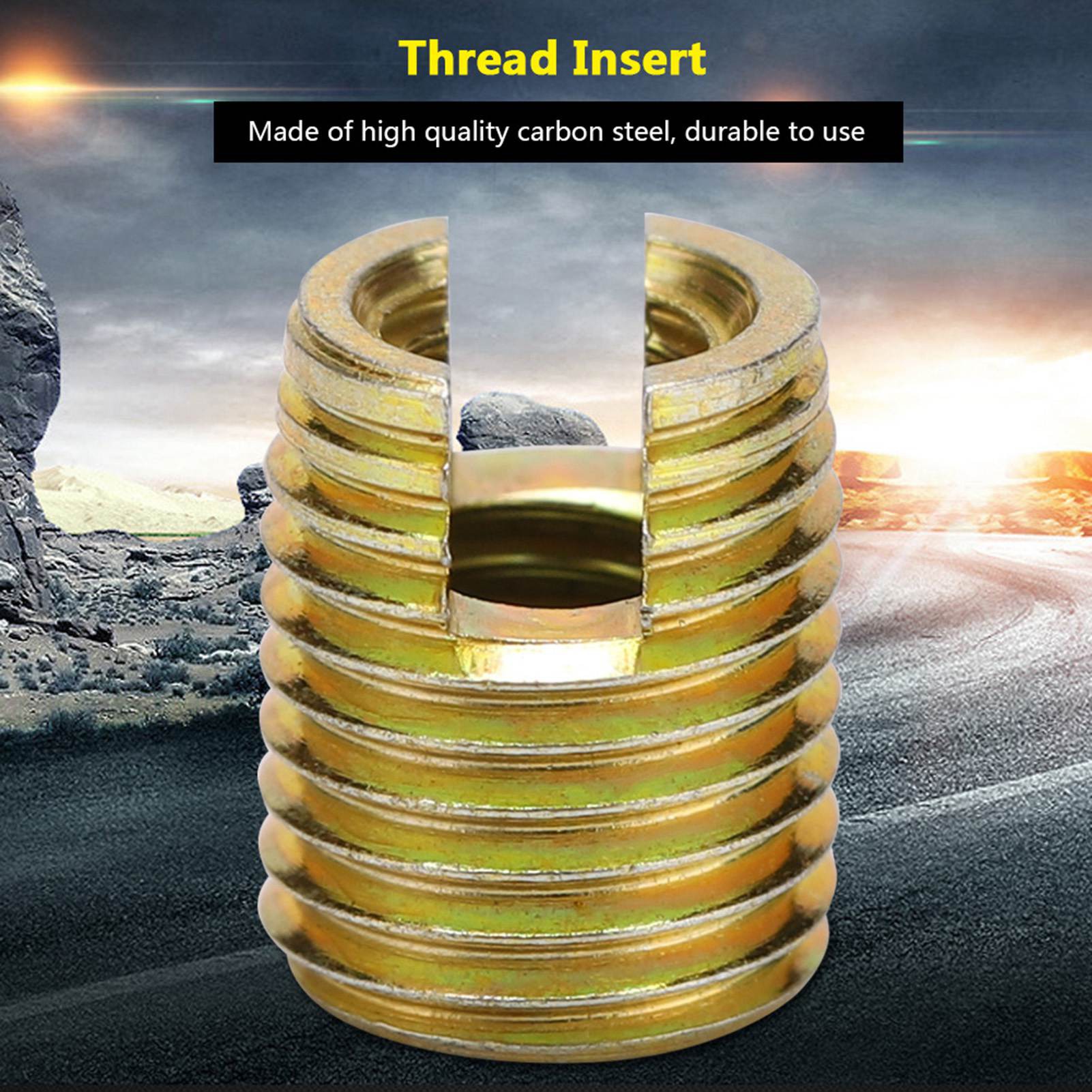 20Pcs 302 Carbon Steel Self Tapping Thread Insert Accessories(Inner M2*0.4 KRI✈️