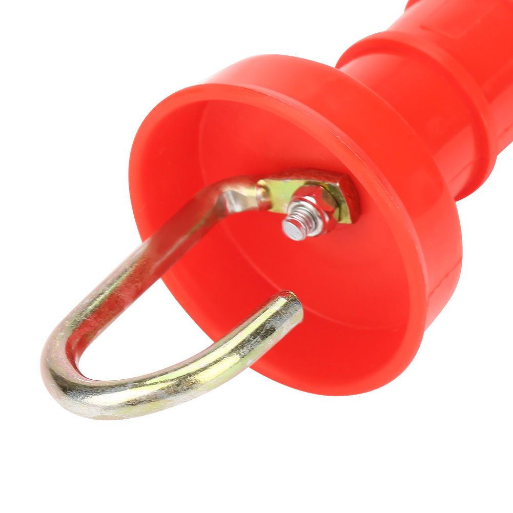 10pcs Insulated Spring Gate Handles With 10 Pcs Insulators For Electric Fe KRI✈️