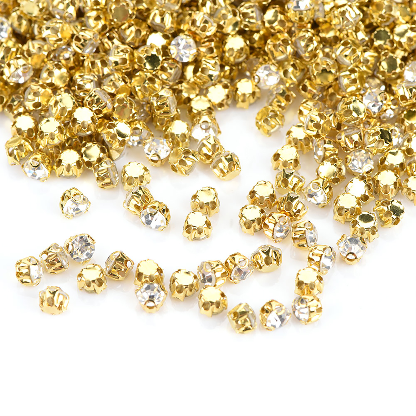 3D Anti Scratch Single Claw Clear Sewing On Rhinestones DIY Clothing Acces KRI✈️
