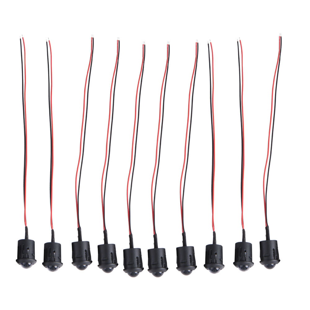 10pcs 12V 10mm Pre Wired Constant LED Light Emitting Diode Ultra Bright Wa KRI✈️