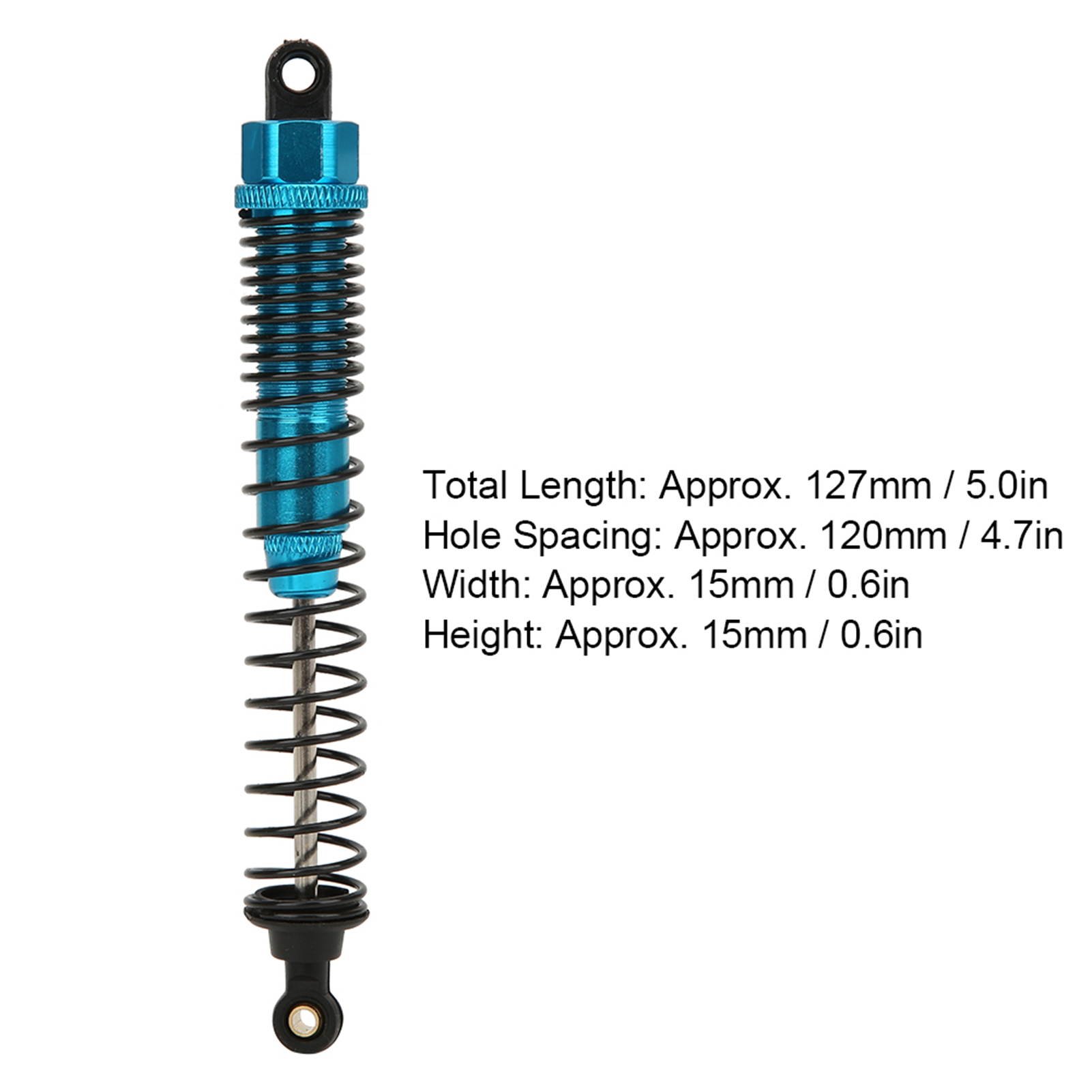 CNC Universal Shock Struts Damper 127mm Fit For TRX4 SXC10 D90 1/10 RC Car KRI✈️