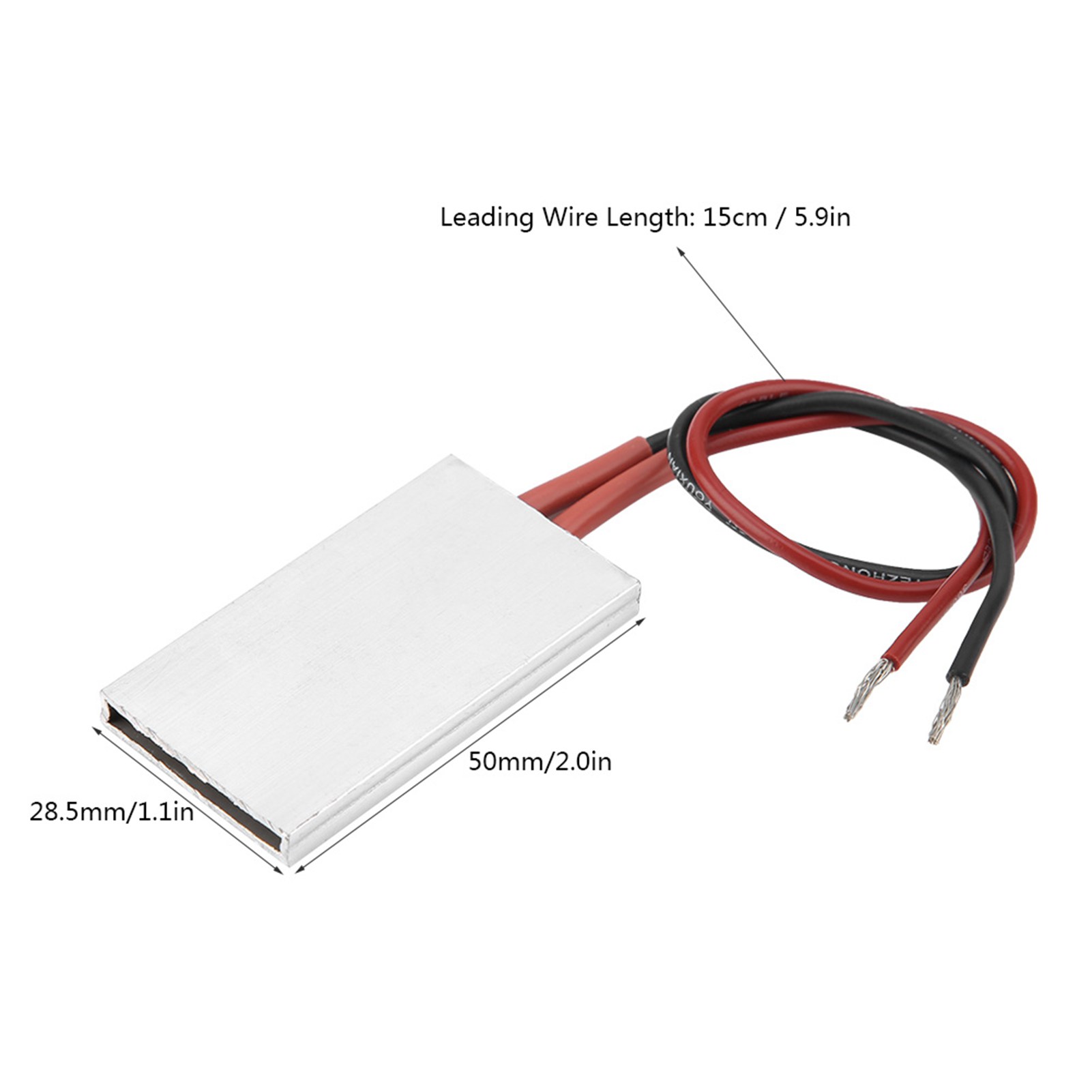 50*28.5mm Aluminum Housing PTC Heating Plate Thermostatic Heater(2 KRI✈️
