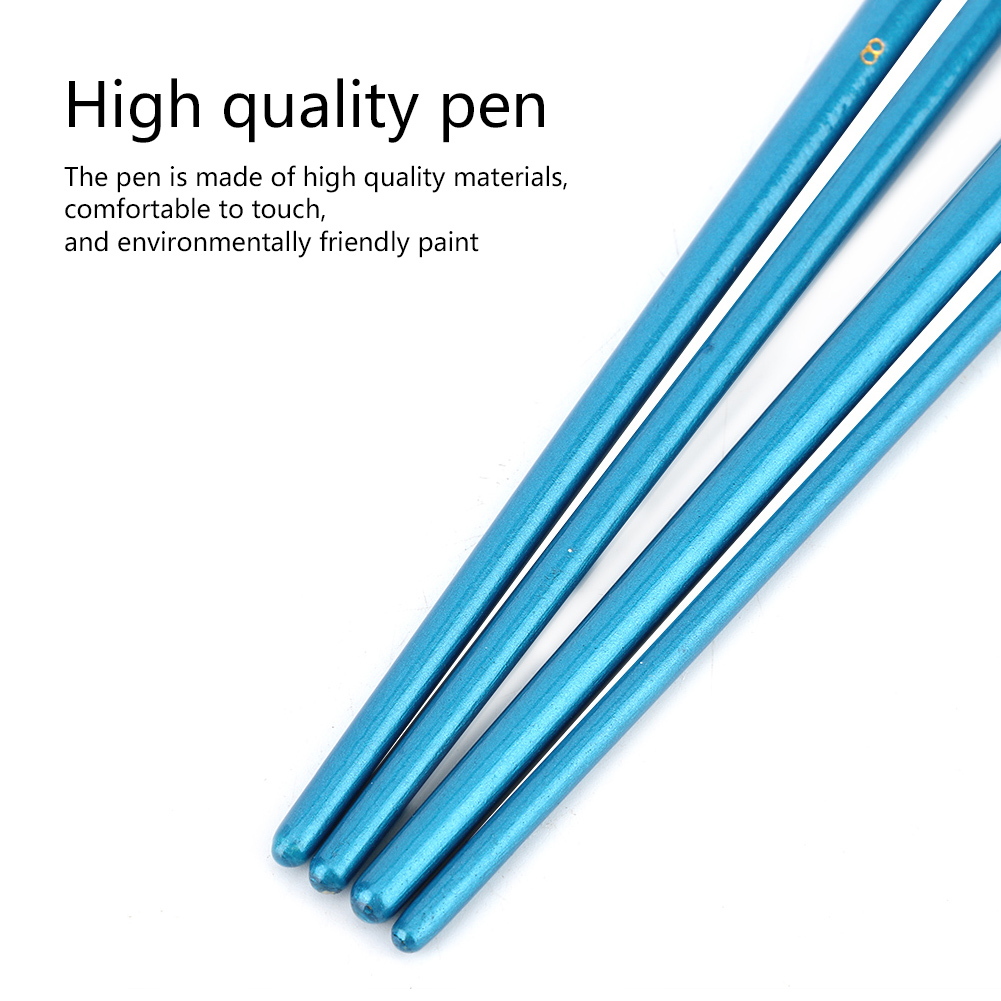 4pcs Nylon Hair Art Painting Brushes Painting Brushes Artist Watercolor Br KRI✈️