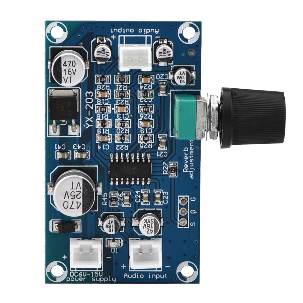 Microphone Reverberation Plate Audio Power Amplifier Board Single Channel KRI✈️