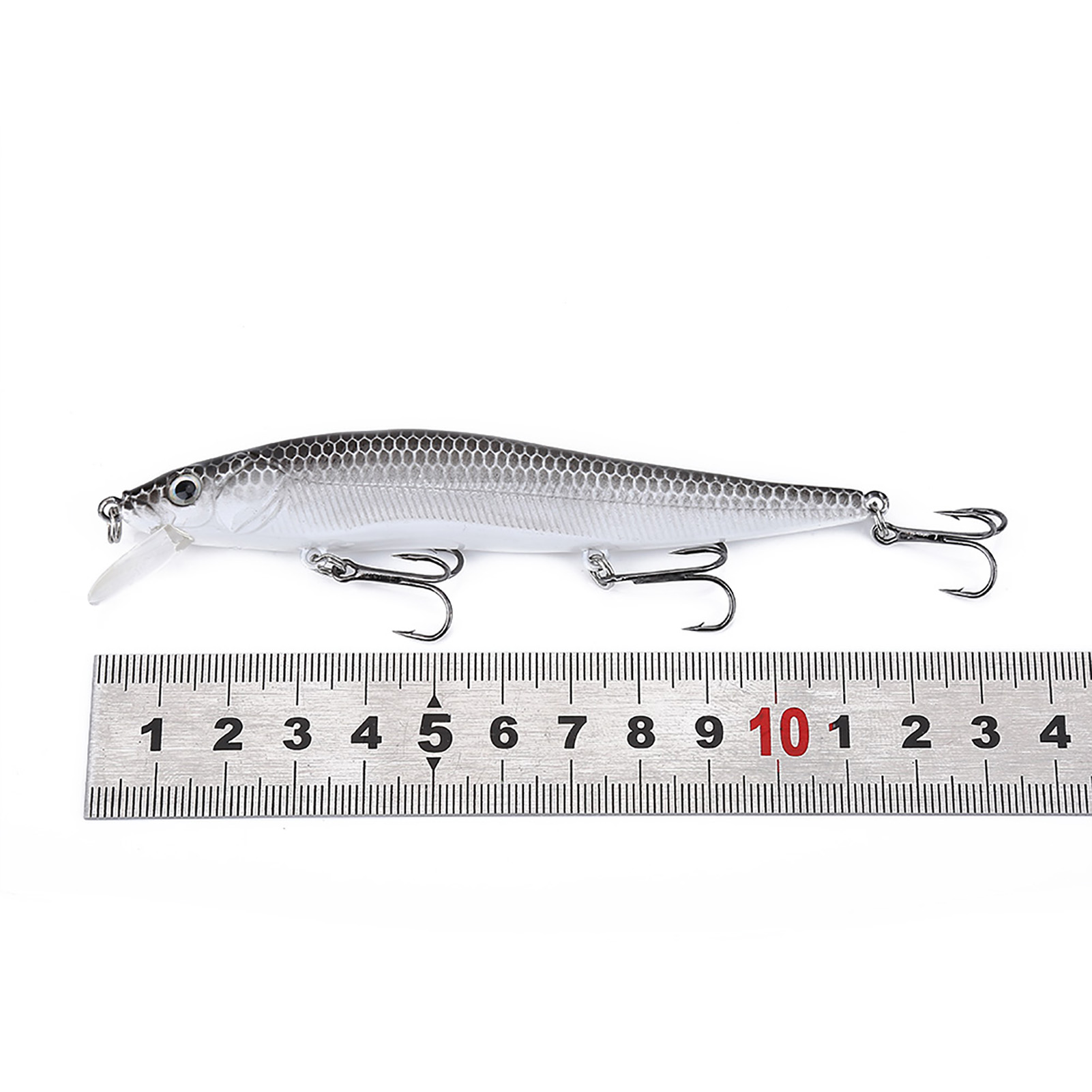 1Pc Long Tail Fishing Artificial Vivid Bait Lifelike Minnow Lures Fish Acc KRI✈️