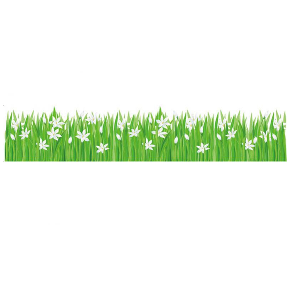 Grassland Wall Sticker Living Room Bedroom Backdrop Wall Decorative Decal KRI✈️