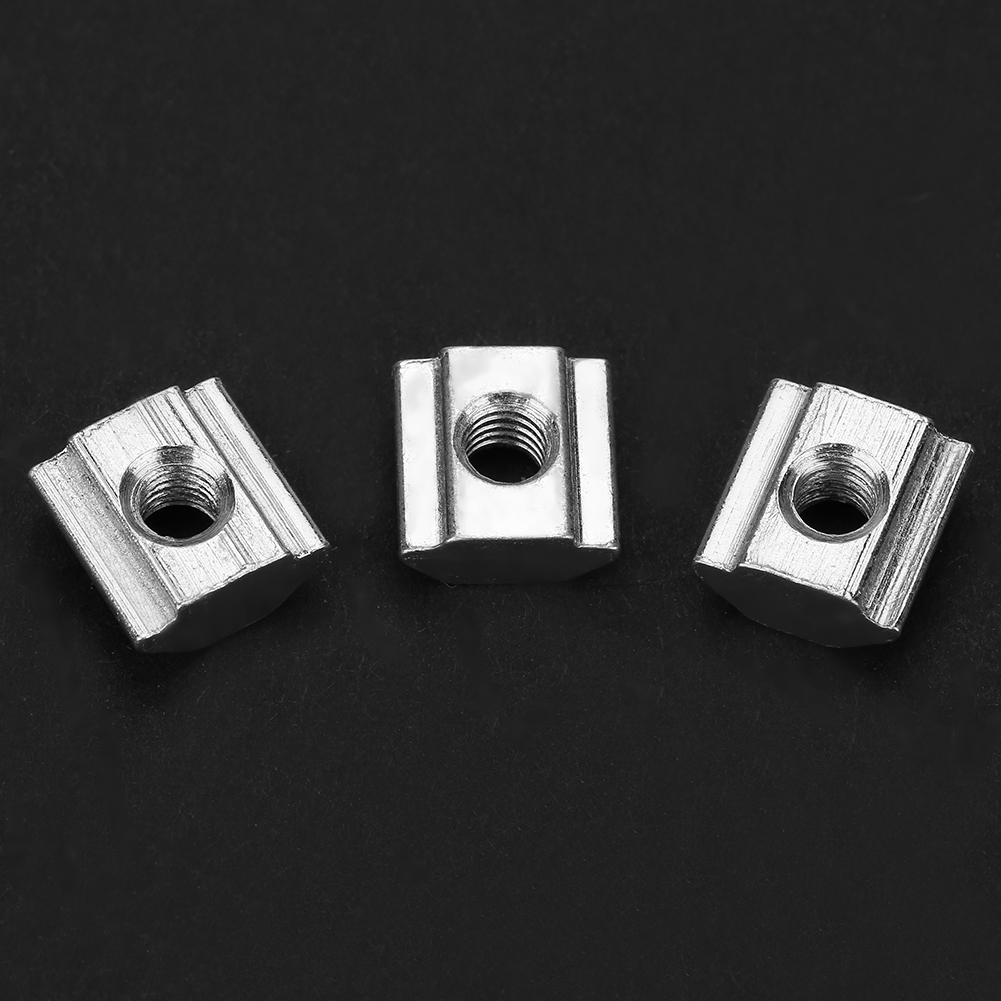 50pcs Carbon Steel Sliding T Slot Nut For 20 Series Aluminum Profile Acces KRI✈️