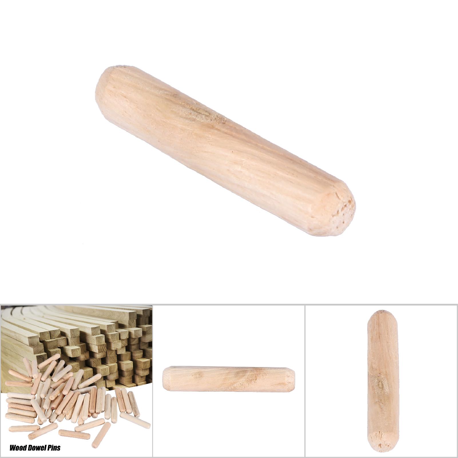 50pcs Cabinet Drawer Round Fluted Wooden Craft Dowel Pins Rods (M8*40) KRI✈️