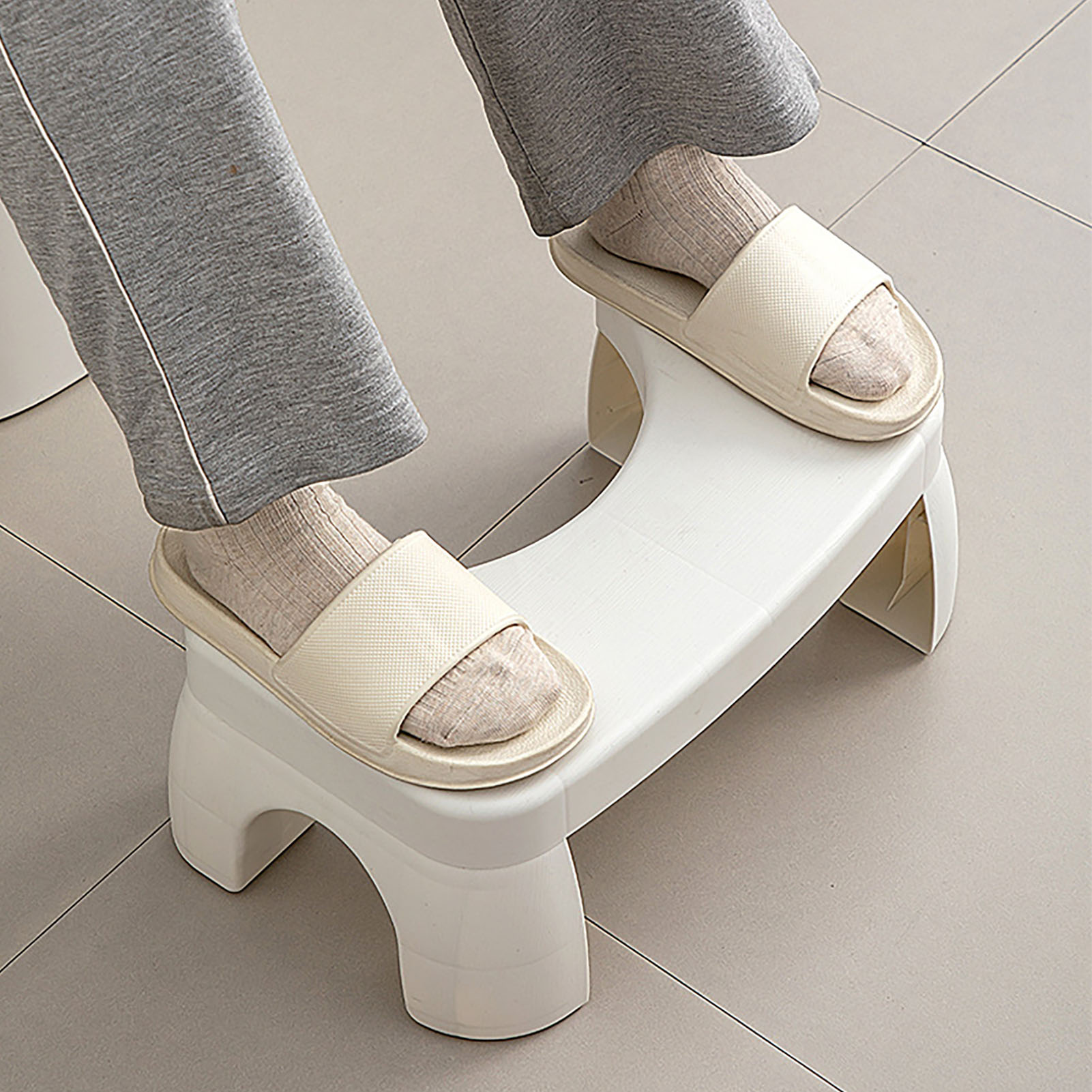 Toilet Potty Stool Squatting Potty Foot Stool Sturdy PP Improve Defecation