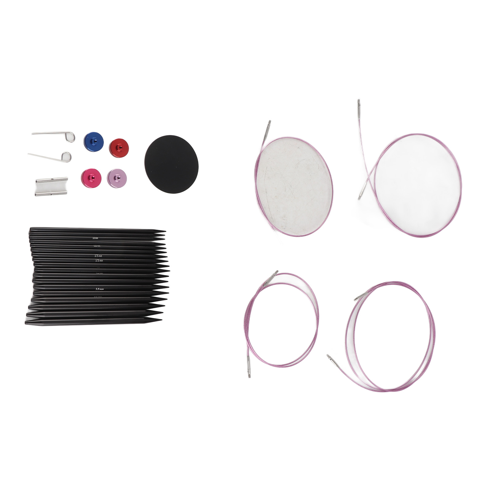 °Circular Knitting Needle Set 3 To 6mm Interchangeable Ergonomic Circular Needle