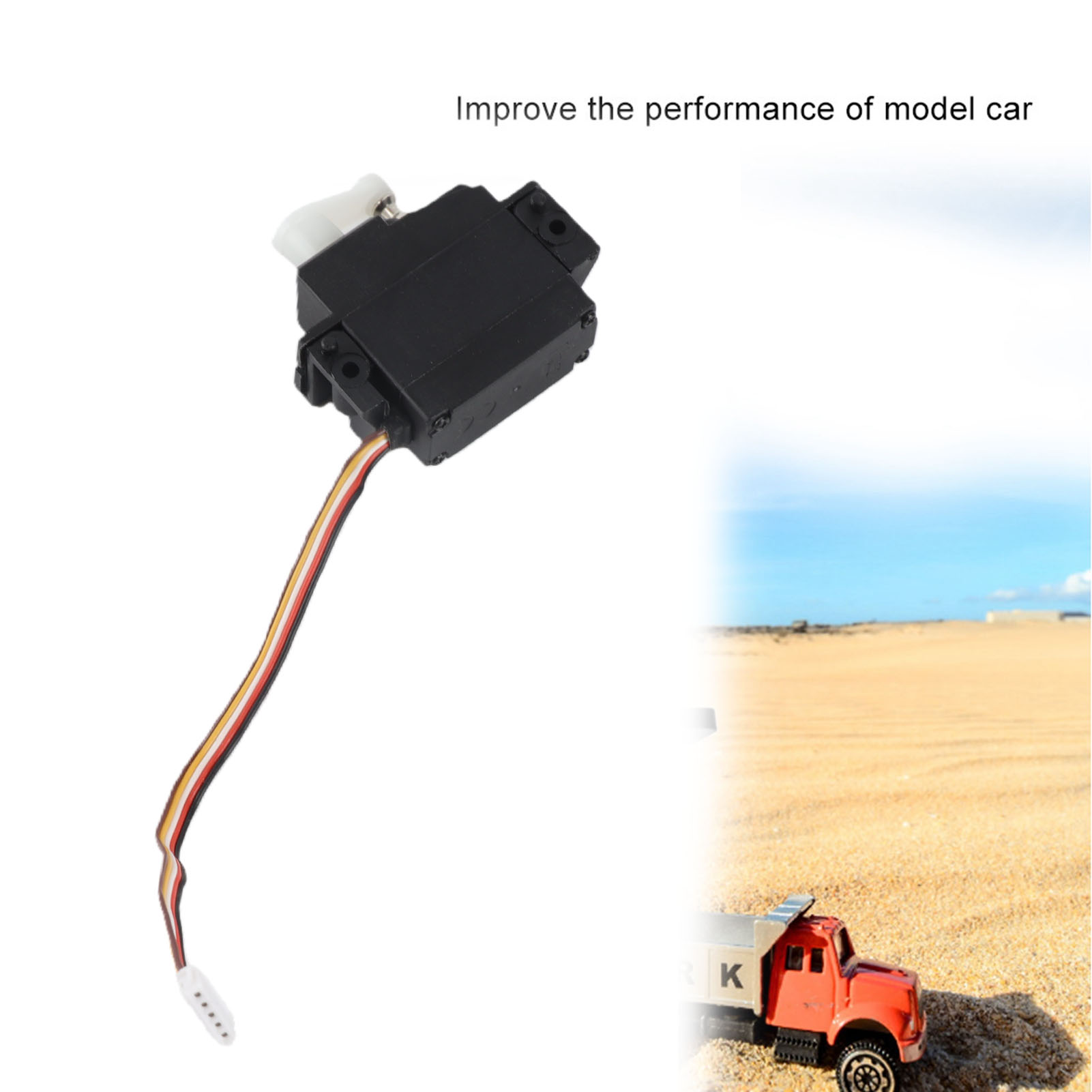 Hot Metal Steering Engine Servo Accessory Fit For WLtoys 144001 1/14 Four‑wheel