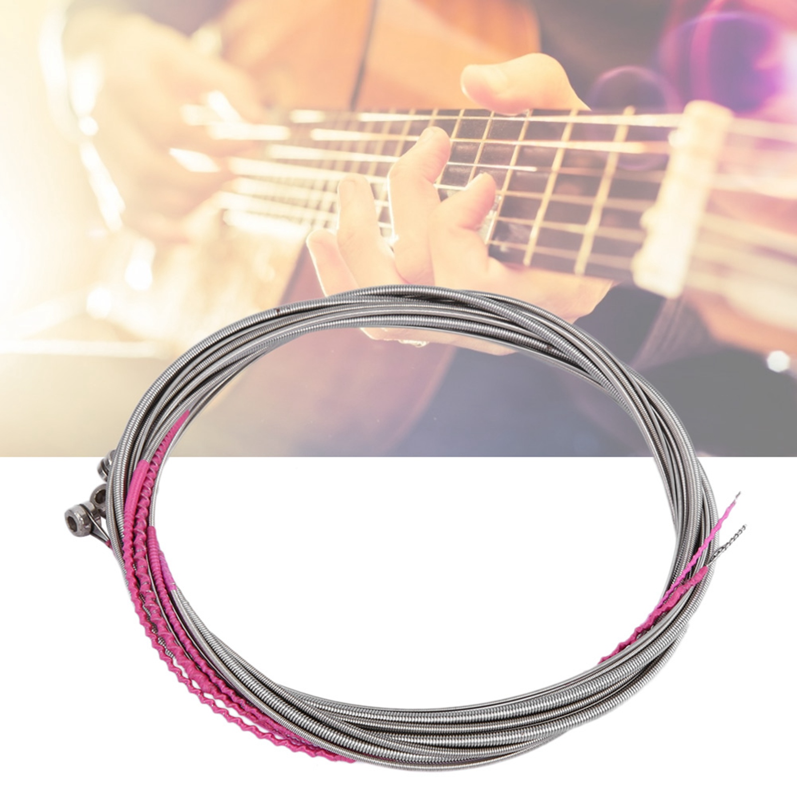 Silver Electric Bass Guitar Strings Steel 4 String Bass Musical Instrument KRI✈️