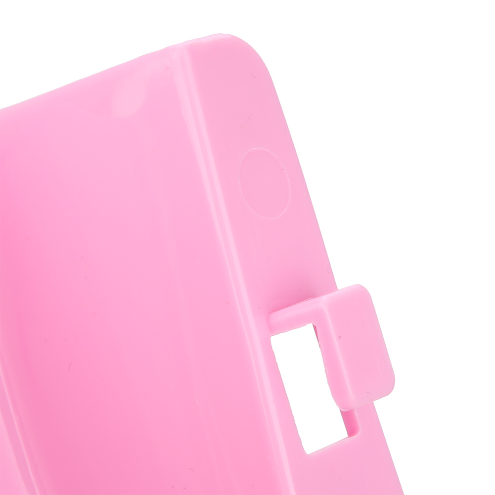 Simple Plastic Grass Feeder Pet Bowl Dish Rack Holder Rabbit Rat(Pink) KRI✈️