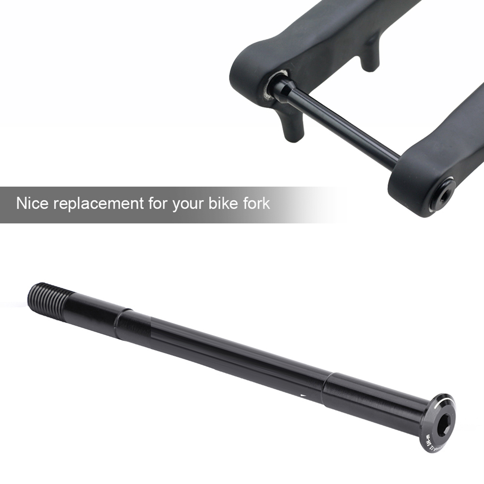 Bike Bicycle Front Hubs Tube Shaft Fork Thru Axle Lever Accessory 12*175L* KRI✈️