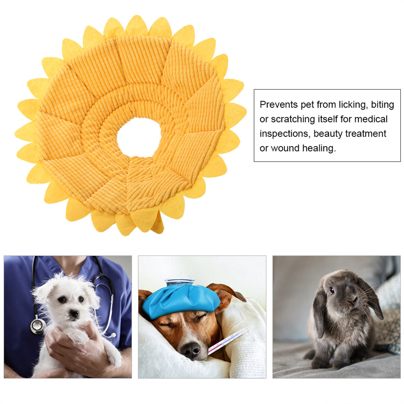Fashionable Pet Recovery Collar Puppy Dog Cat Wound Healing Safety P GFL