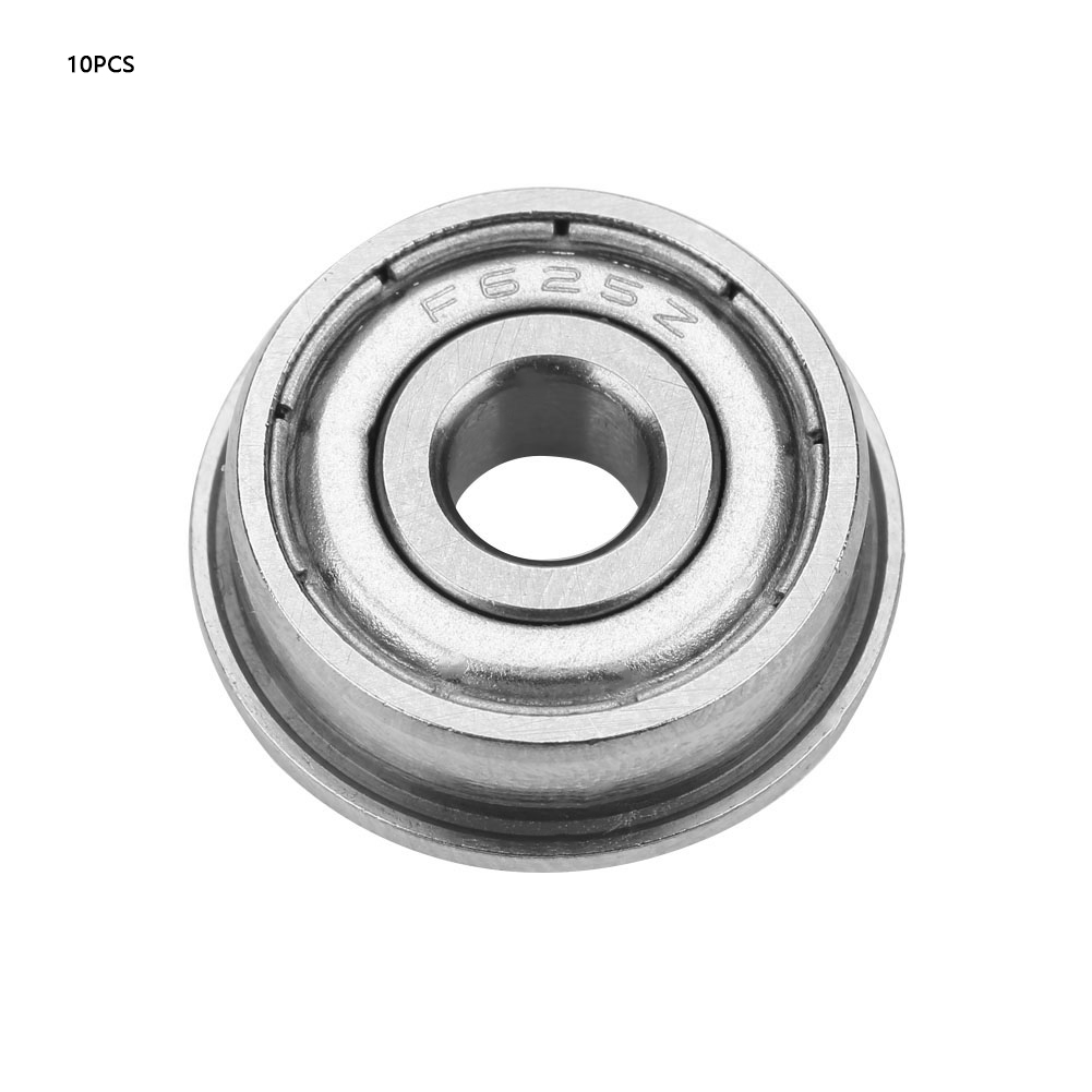 10pcs F625ZZ Double Shielded Miniature Flanged Ball Bearings 5 X 16 X 5mm KRI✈️