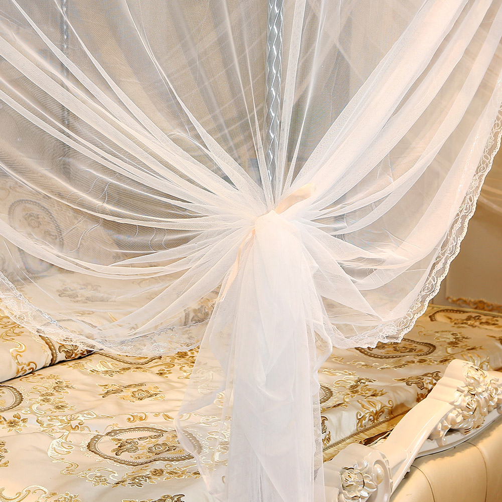 Luxury Princess Four Corner Post Bed Curtain Canopy Netting Mosquito Net Be JY
