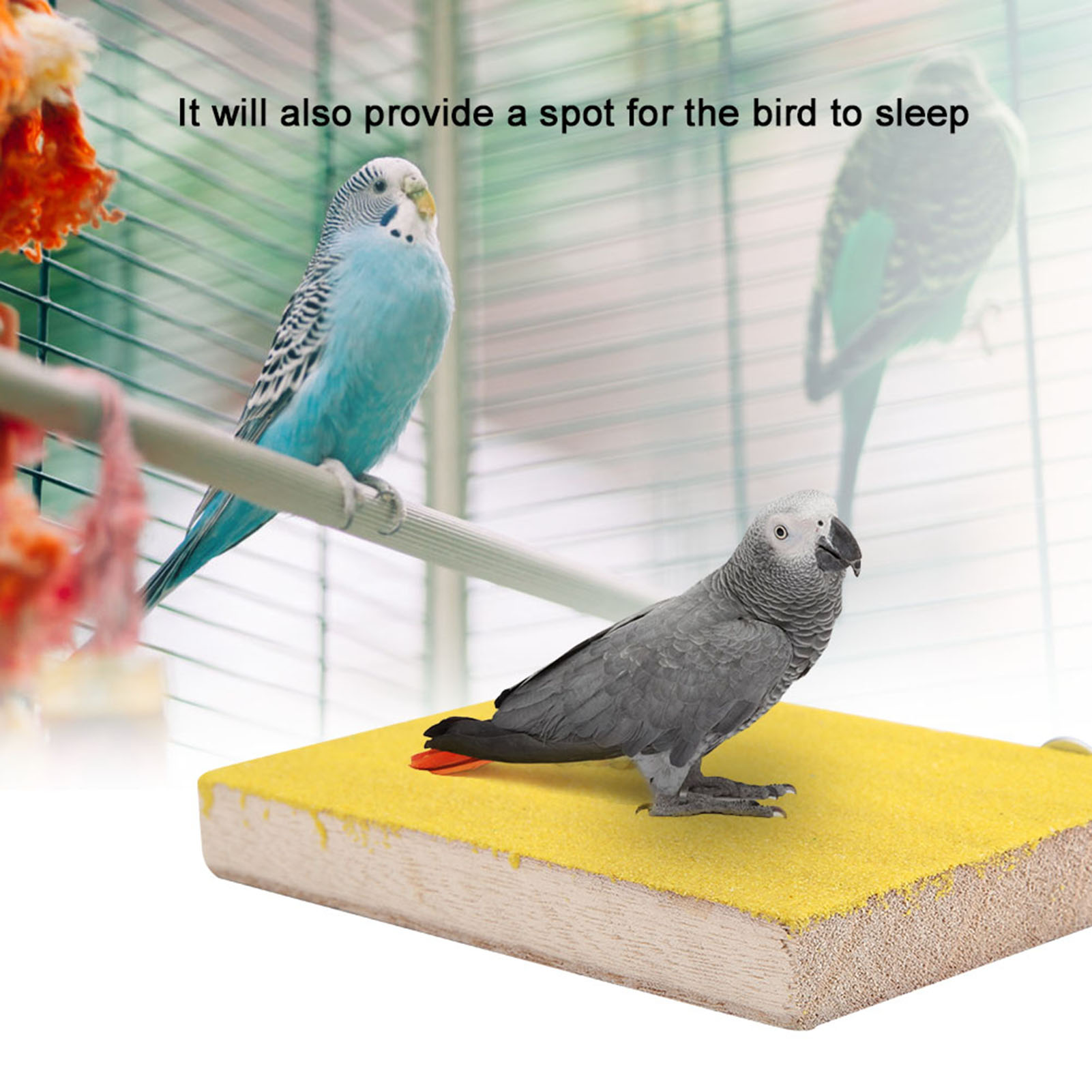 °Bird Perch Stand Platform Toy Playground For Pet Hamster
