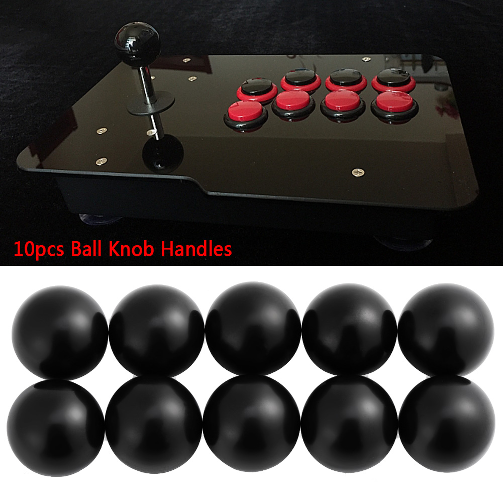 10pcs Universal Lathe Tractor Machine Plastic Round Ball Knob Handle (Blac KRI✈️
