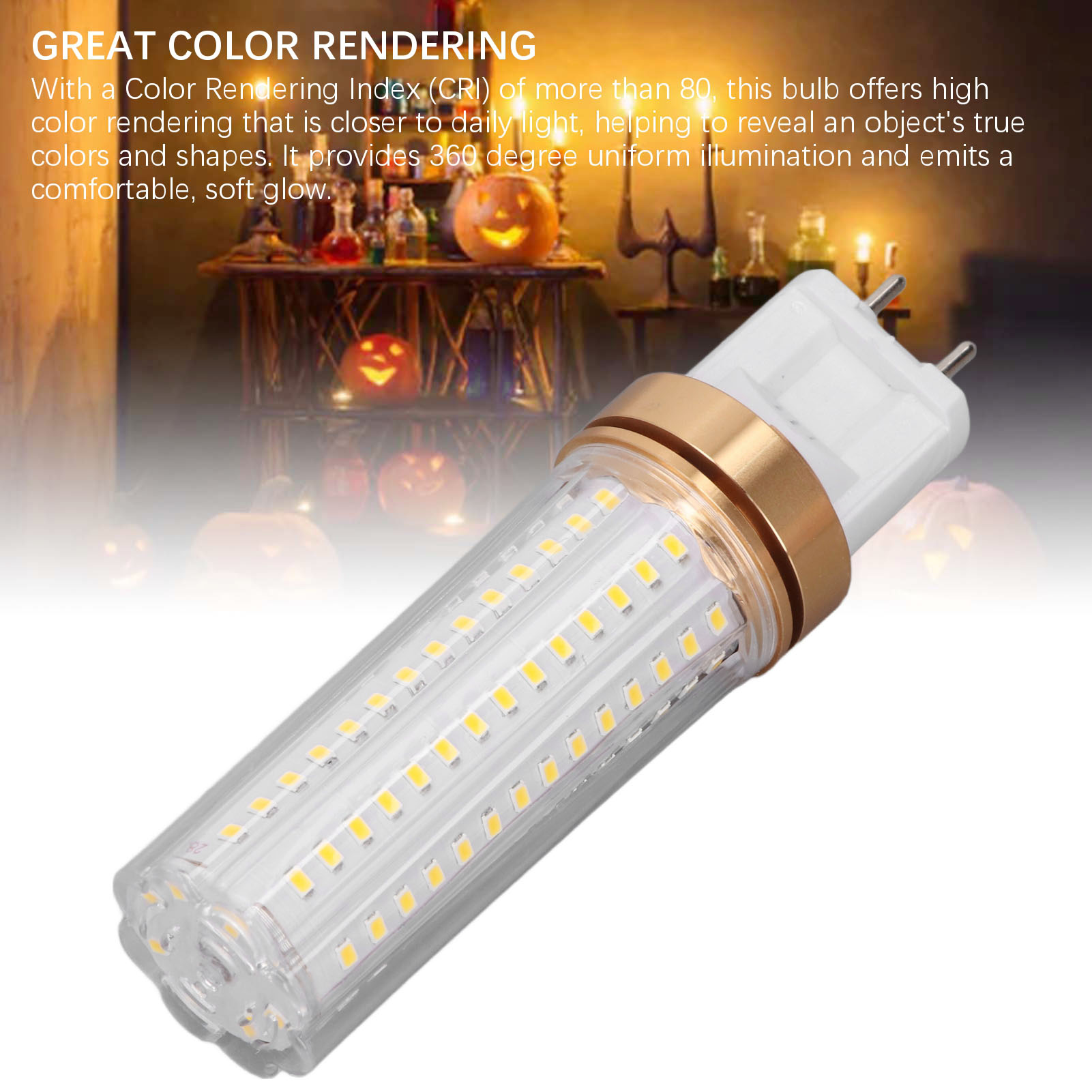 2 Pcs 20W G12 LED Corn Light Bulb 2000LM 360 Degree Lighting Angle SMD Chip LED