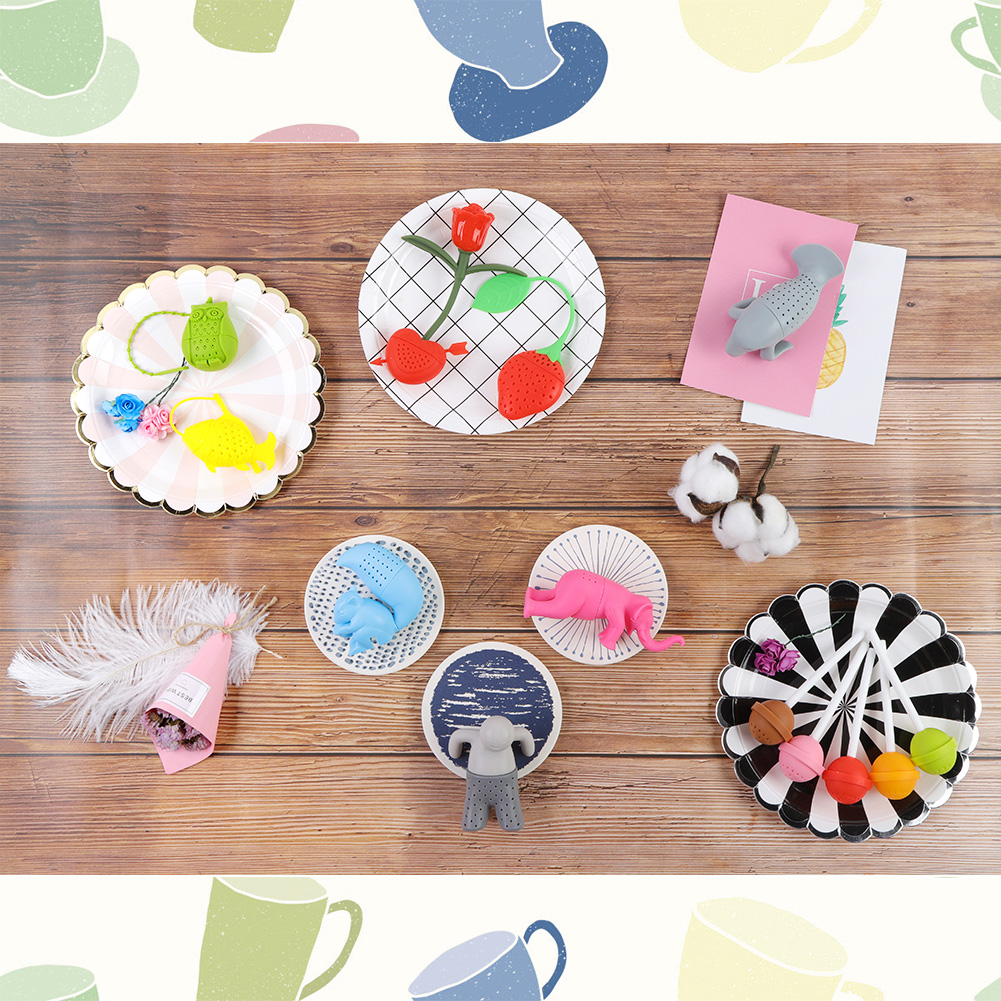 Silicone Tea Infuser Food Grade Shape Design Tea Filter Funny Tea KRI✈️