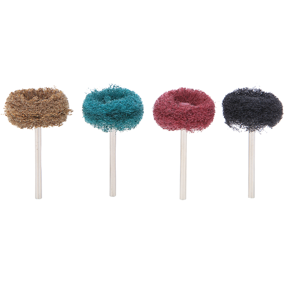 40Pcs Shank Brushed Abrasive Wheel Buffing Polishing Wheel Set For KRI✈️