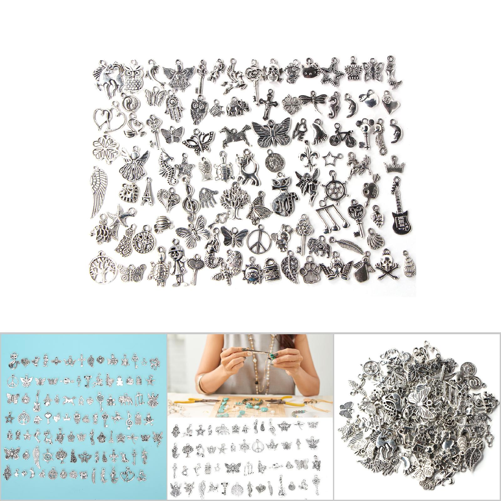 DIY Pendants Accessories Deep Silver Alloy Handcraft For Making Bracelet(1 KRI✈️