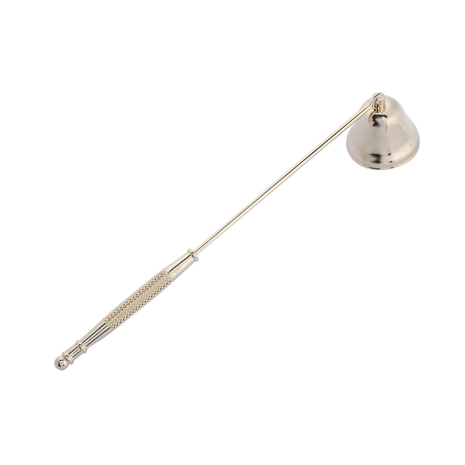 Fashion Stainless Steel Bell Shaped Candle Snuffer Wick Trimmer Cover Tool(Gold)