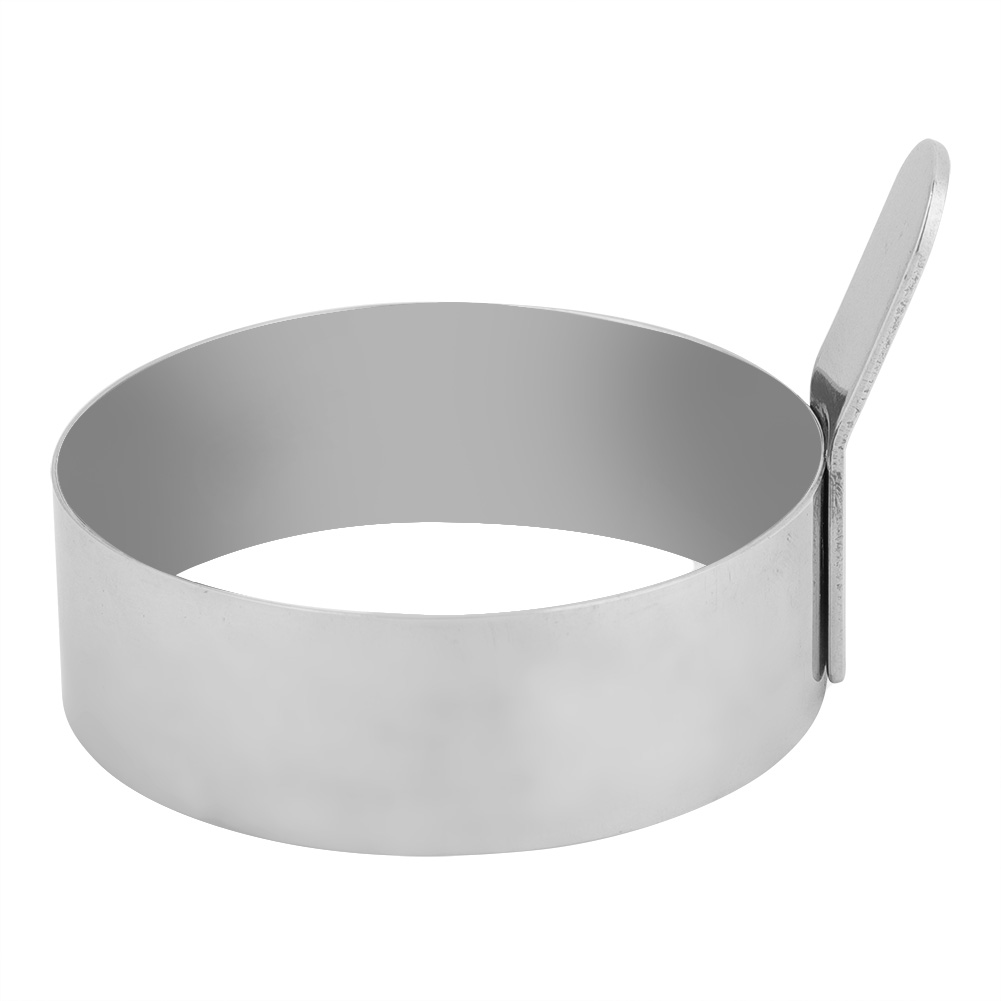 Stainless Steel Round Pancake Ring Fried Egg Mold Pancakes Maker Mold(L) KRI✈️