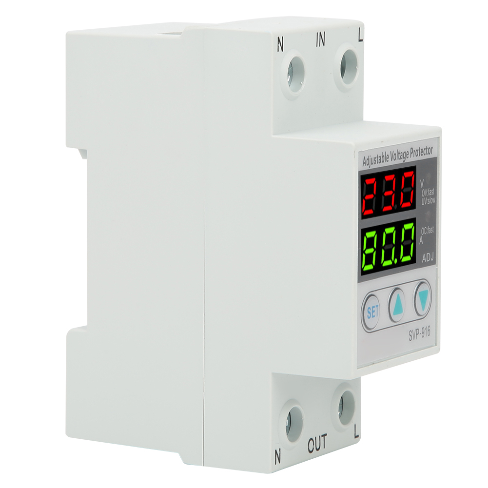 SVP‑916 230V Automatic Over Under Voltage Reset Protection Device 80A