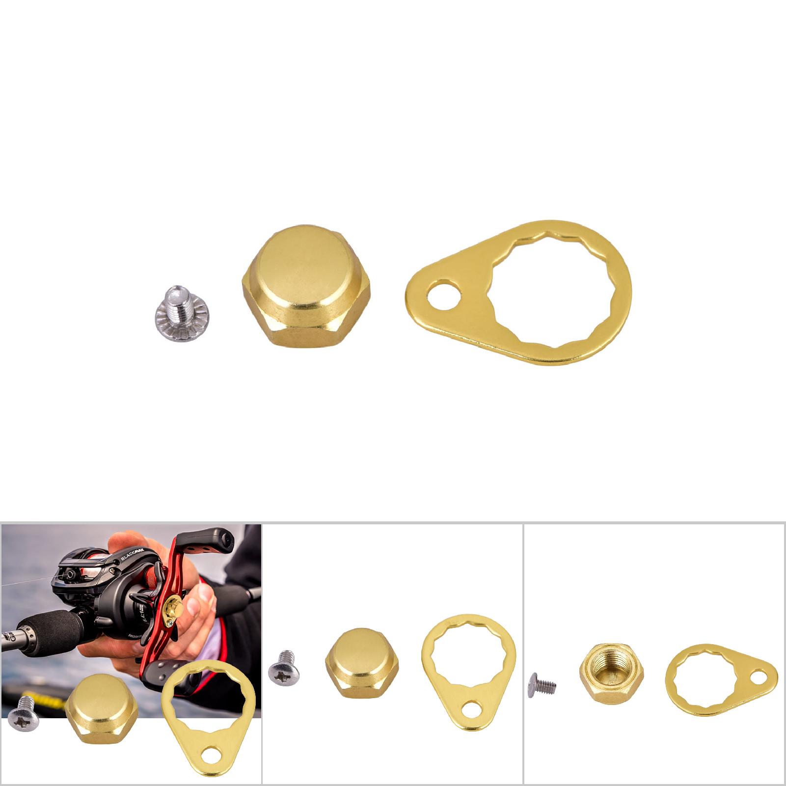 Fishing Reel Left/Right Handle Locking Plate Screw Nut Cap DIY Accessory KRI✈️
