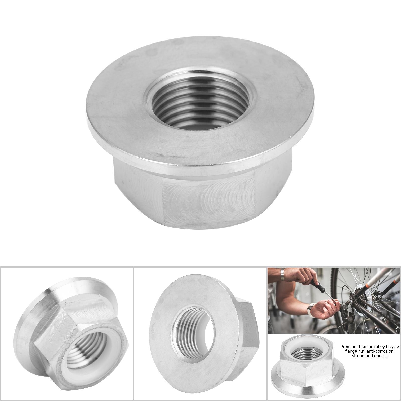 1pc M5 M6 M8 M10 M14 Alloy Flange Lock Nut For Bicycle Motorcycle KRI✈️