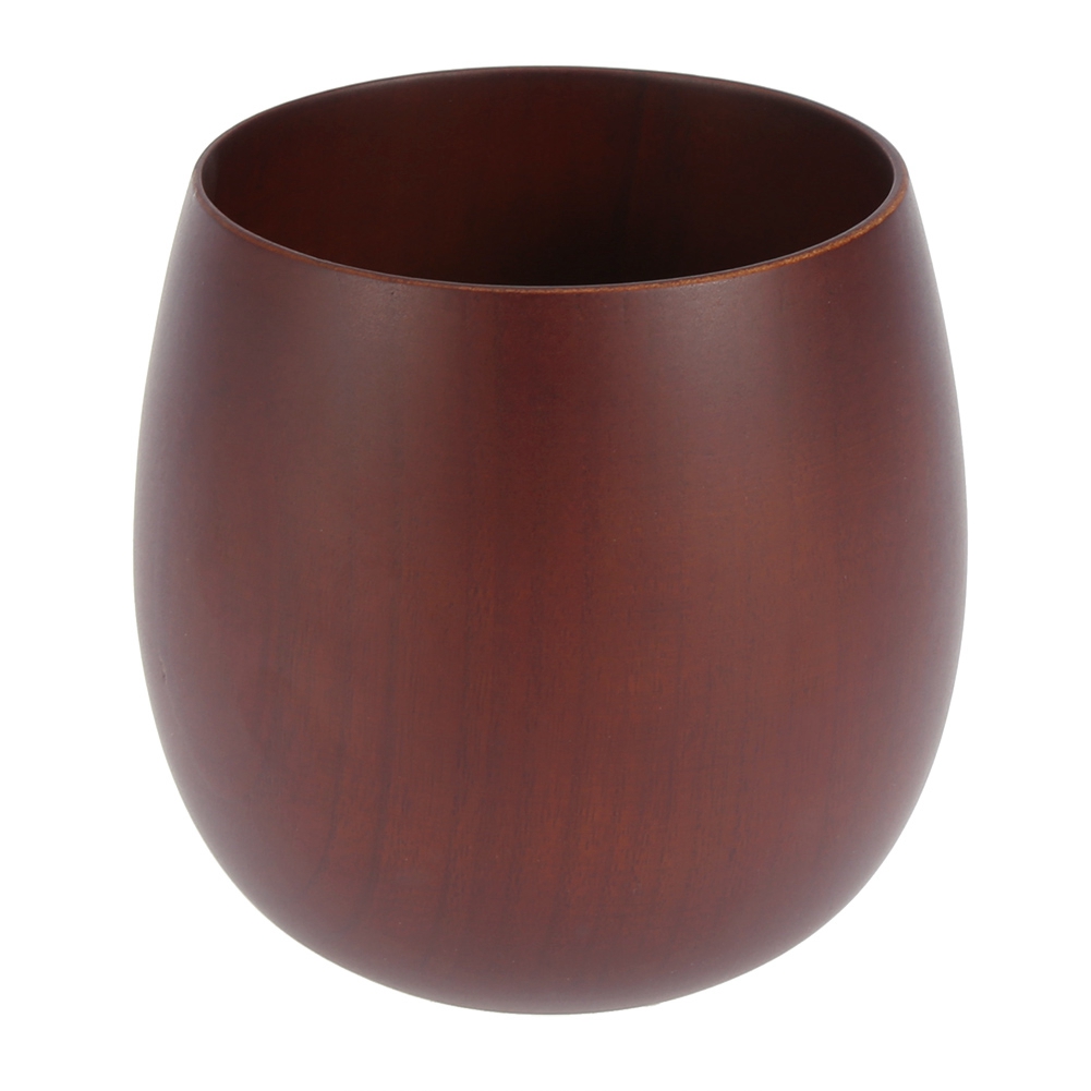 Traditional Natural Wooden Coffee Mud Big Belly Wood Tea Cup KRI✈️