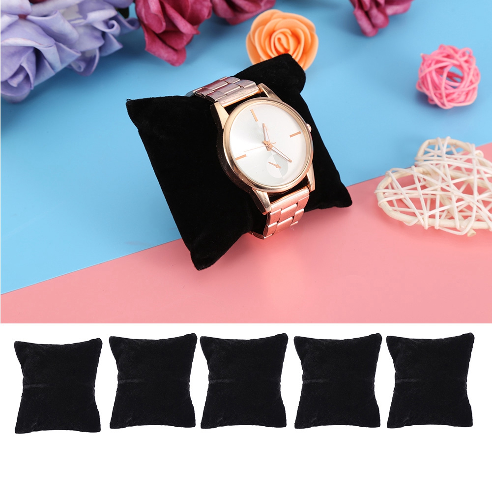 Velvet Jewelry Display Pillow Watch Bangle Bracelet Stand Holder Storage O KRI✈️