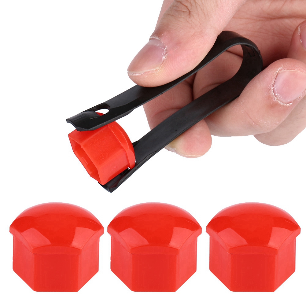 20pcs 21mm Nut Car Wheel Auto Hub Screw Protection Anti Theft Cover Cap Re KRI✈️