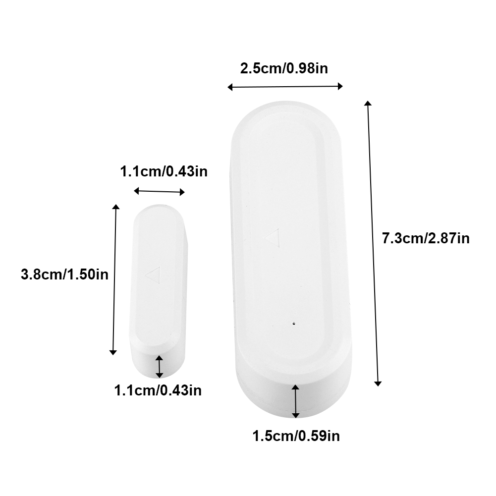 433MHz Door Magnetic Contact Wireless Sensor Detector Switch For Home Gara KRI✈️