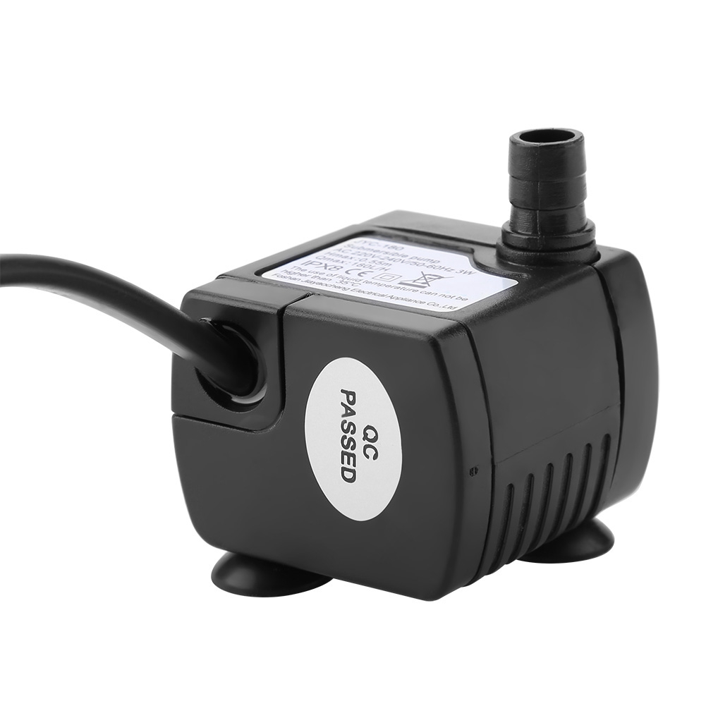 3W Ultra Quiet Submersible Water Pump Fish Pond Aquarium Tank Fountain KRI✈️