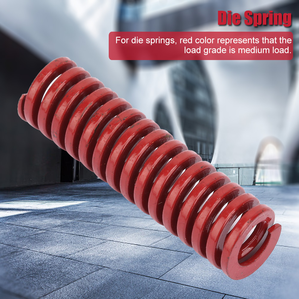 2pcs OD 10mm ID 5mm High Accuracy Steel Red Medium Load Mould Die Spring ( KRI✈️