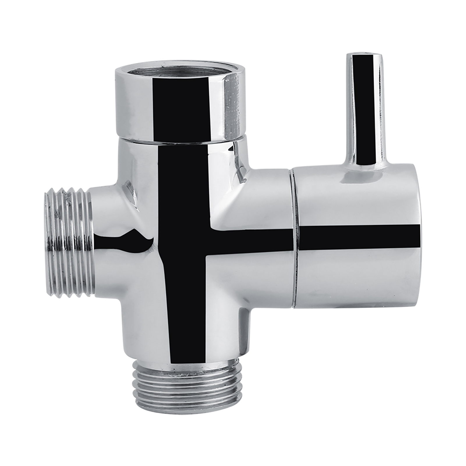 3-Way T Shape Diverter Shut Off Valve Shower Toilet Bidet Sprayer Water Ad KRI✈️