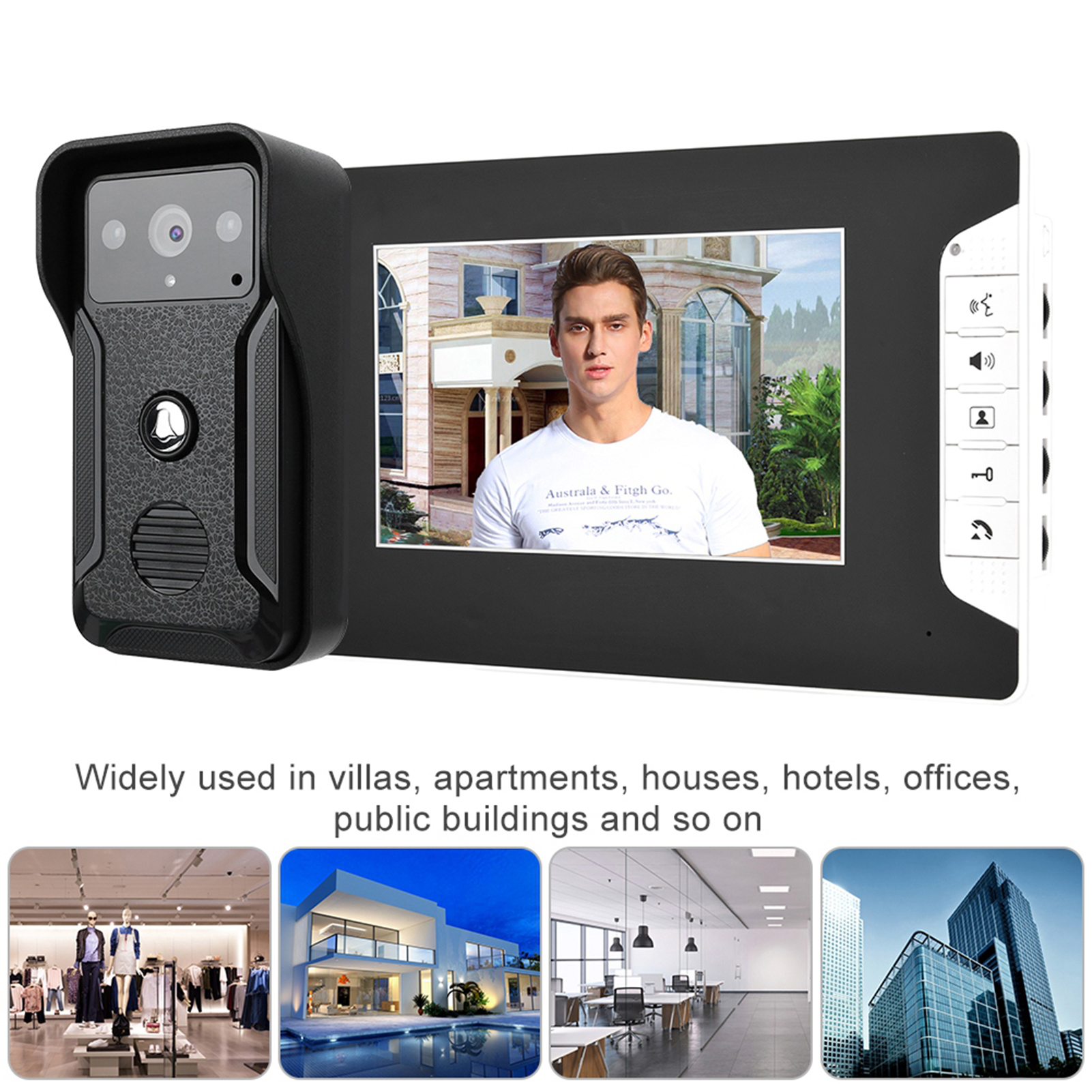 7 Wired Video Doorbell Door Phone Intercom Night Smart Security Do KRI✈️
