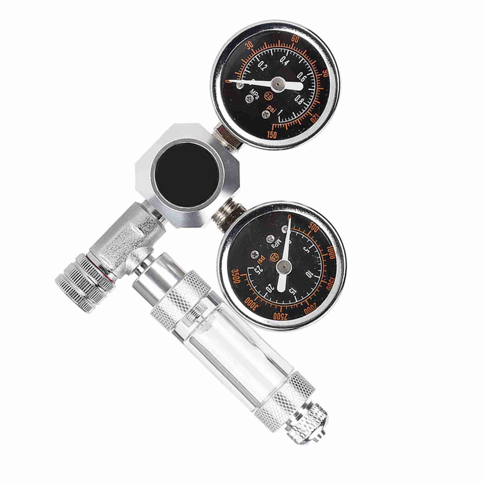 CO2 Regulator Aquarium Dual Gauge Display With Bubble Counter And Check Va KRI✈️