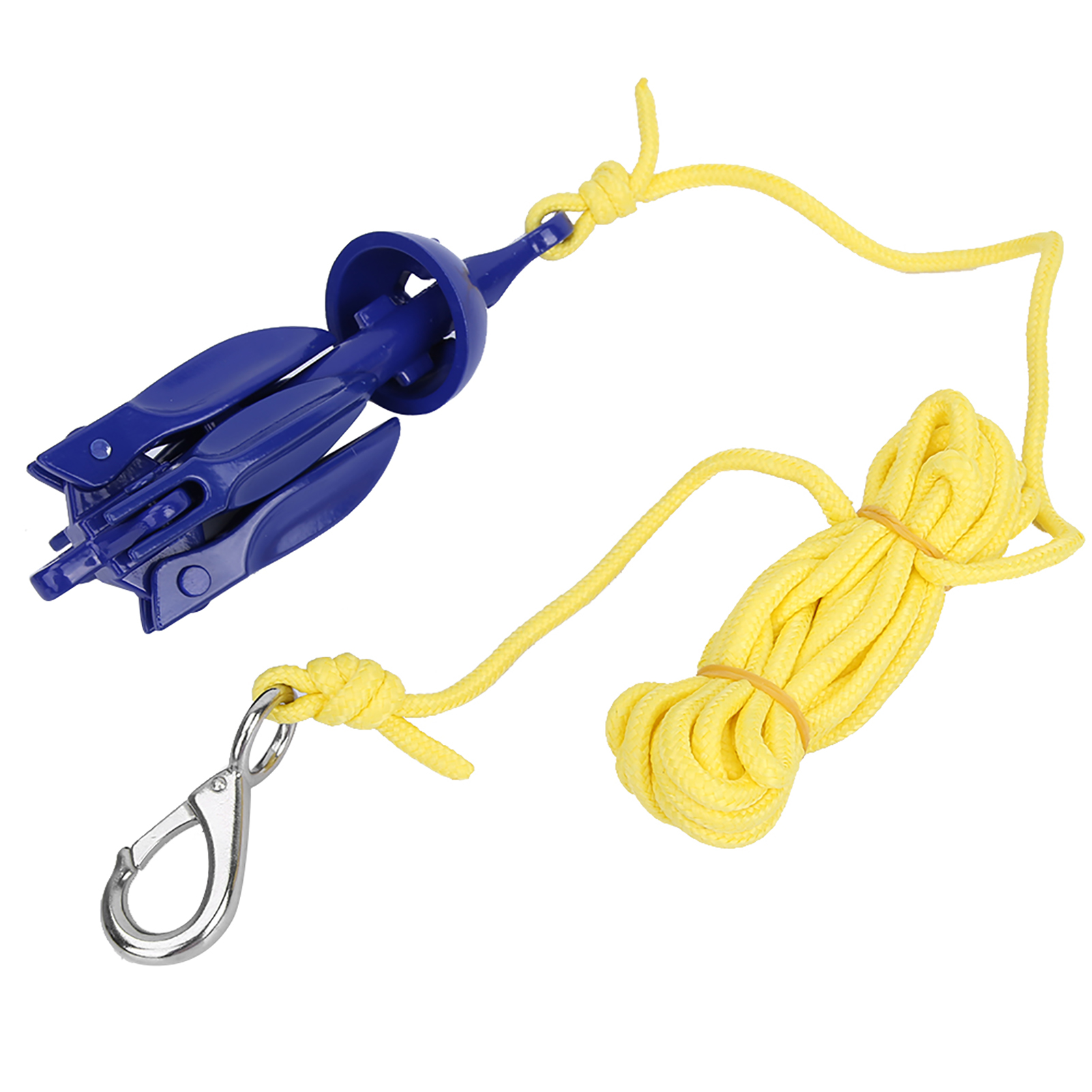 Durable Aluminum Foldable Inflatable Boat Canoe Kayak Anchor Rope Buckle K KRI✈️