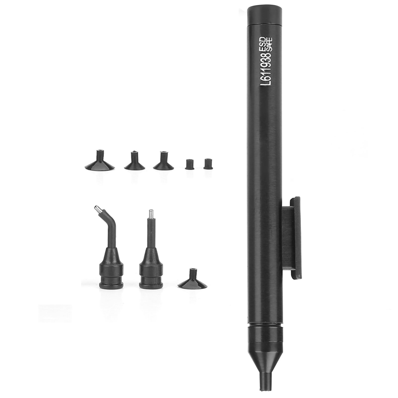 Manual Vacuum Suction Pen Soldering Sucking Pickup Tool Kit With Suckers For UK
